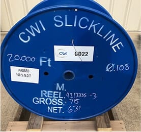 CWI Slickline Well Measuring Line